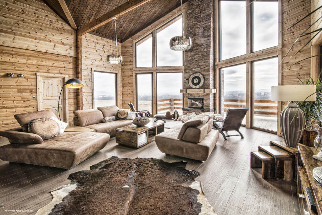 Wooden+House+Slovakia_interior_Rustic_luxury